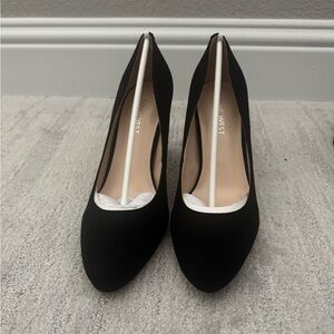 Nine West Suede Black Heels for Women